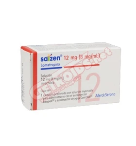 Somatropin 12 mg 1.5 ml Saizen Merck