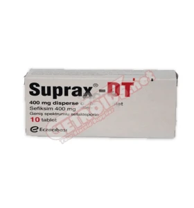 Suprax 400 mg 10 Tablets Eczacıbaşı