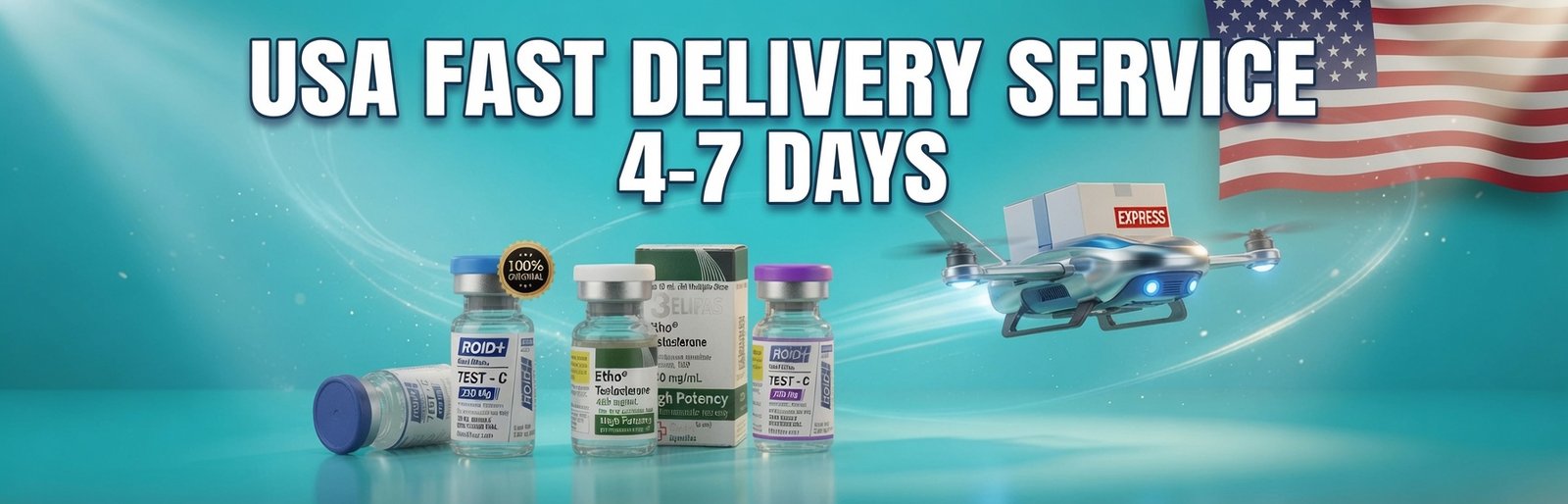 USA Stock Fast Service - Peptides, SARMs & Anabolics | Quick Shipping